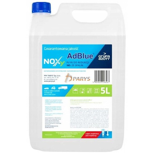 Noxy Ad Blue adblue diesel płyn kataliczny DPF 5l Grupa Azoty 4,7 l