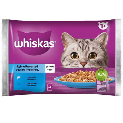 Karma mokra rybne smaki dla kota Whiskas 4 x 85 g