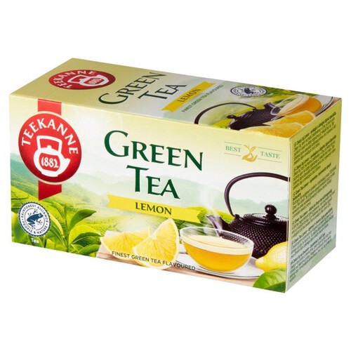 Green Tea Lemon Aromatyzowana herbata zielona Teekanne 20 torebek