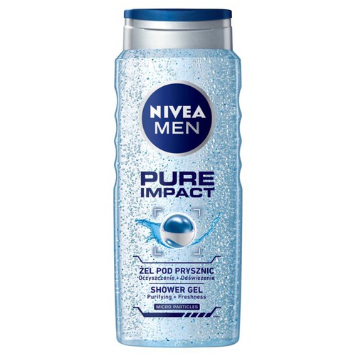 Men Pure Impact żel pod prysznic dla mężczyzn NIVEA 500 ml