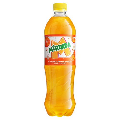 Free napój gazowany pomarańczowy 0% cukru Mirinda 850 ml