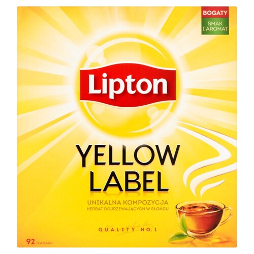 Herbata czarna aromatyzowana Lipton 92 torebki