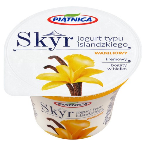 Skyr jogurt typu islandzkiego waniliowy Piątnica 150 g