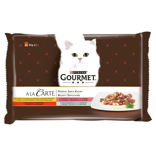Gourmet A la Carte karma mokra dla kotów Purina 4 x 85 g