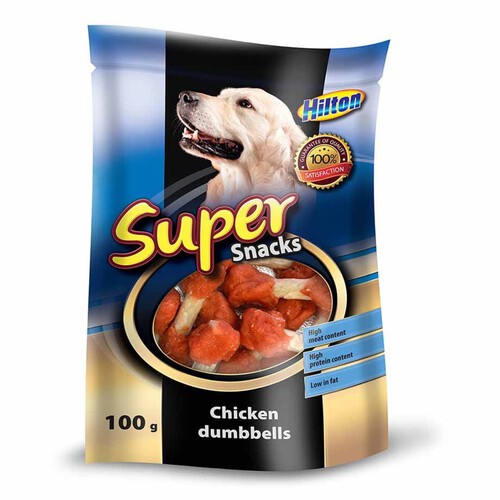 Maczugi z kurczakiem dla psów  Super Snacks 100 g