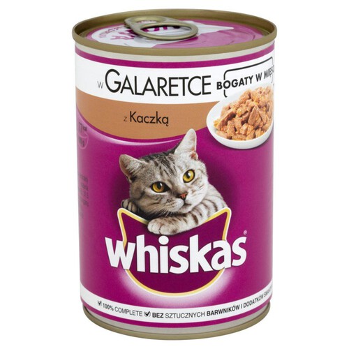 Karma pełnoporcjowa dla dorosłych kotów Whiskas 400 g