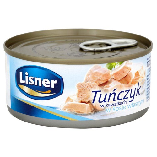 Tuńczyk w kawałkach w sosie własnym Lisner 170 g