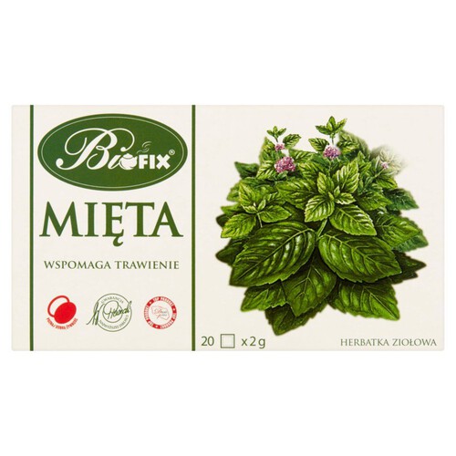 Mięta herbata ziołowa BiFix 20 torebek