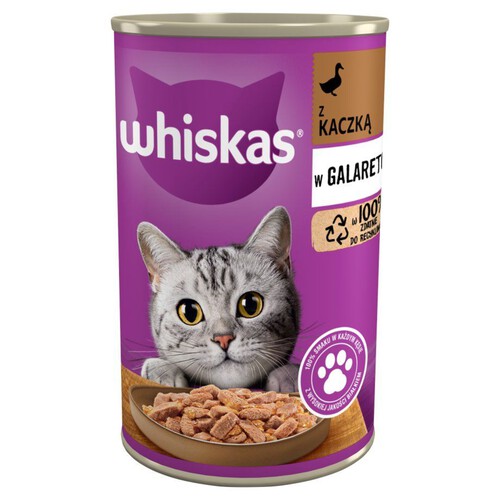 Karma pełnoporcjowa dla dorosłych kotów Whiskas 400 g