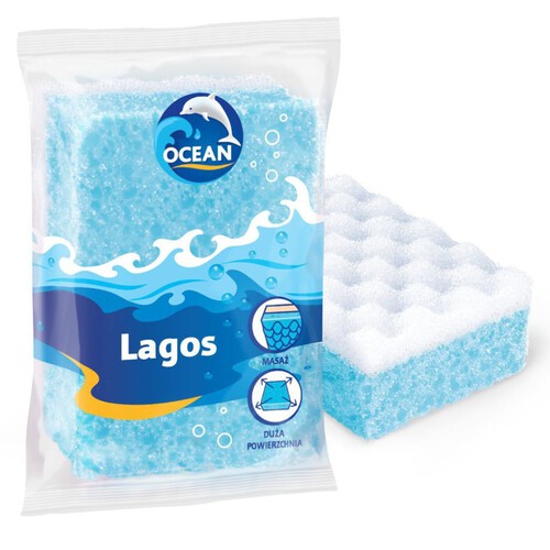 Lagos - Gąbka do kąpieli i masażu Ocean 50 g