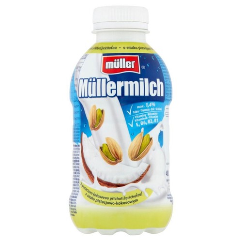 Mullermilch o smaku pistacjowo kokosowym Muller 400 g