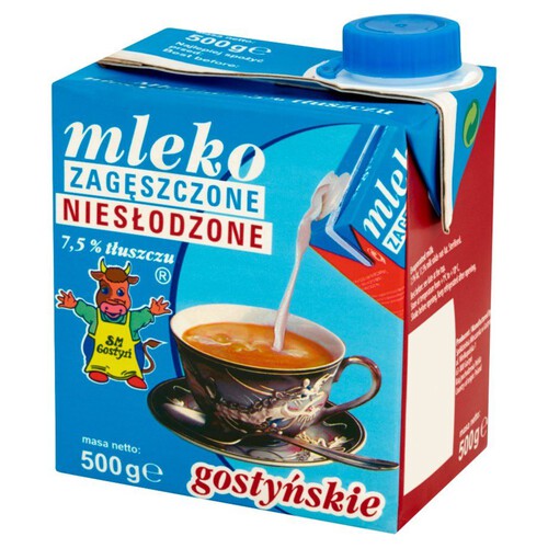 Mleko zagęszczone niesłodzone 7.5% Gostyńskie 500 g