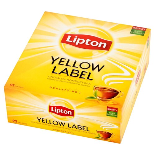 Herbata czarna aromatyzowana Lipton 92 torebki
