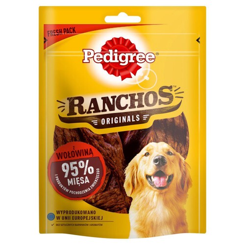 Ranchos przysmak z wołowiny dla dorosłych psów Pedigree 70 g