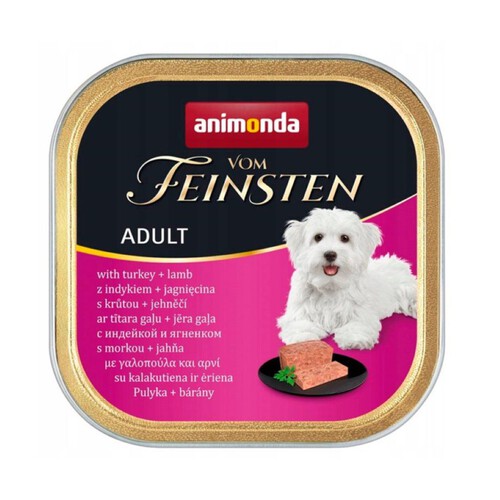Karma pełnoporcjowa dla dorosłych psów z indykiem i jagnięciną Animonda 150 g