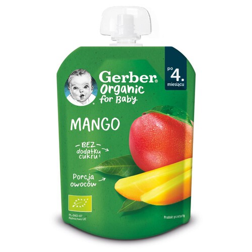 BIO Mus mango po 4 miesiącu Gerber 80 g