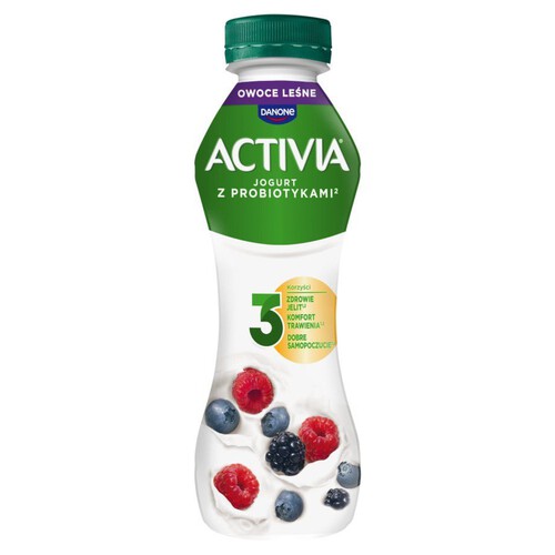 Jogurt pitny o smaku owoców leśnych Activia 280 g