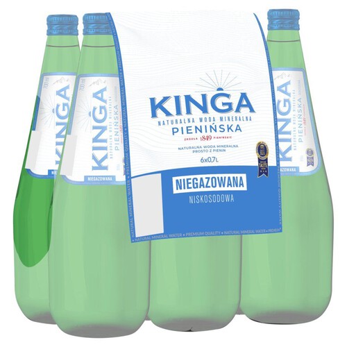 Woda mineralna niegazowana Kinga Pienińska 6 x 700 ml
